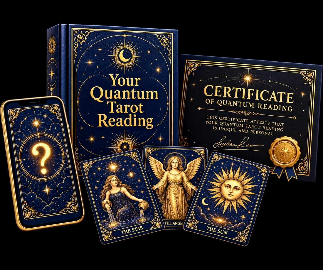 Everything you receive: your reading, your cards, the certificate and your lucky card